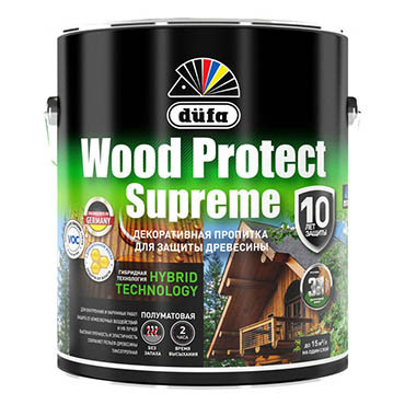 WOOD PROTECT Supreme, сибирская лиственница 2,5л "Dufa" Пропитка WOOD PROTECT Supreme, сибирская лиственница 2,5л "Dufa" Пропитка